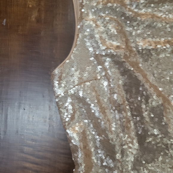 Blush Pink Sequin Backless Mini Dress - Picture 5 of 8